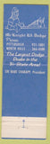 Matchbook Cover - Mr Knight Road Lodge Pittsburgh PA