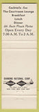 Matchbook Cover - Village Inn Los Altos CA