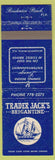 Matchbook Cover - Trader Jack's Brigantine Bradenton Beach FL