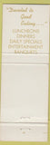Matchbook Cover - Captain's Quarters Anaheim CA