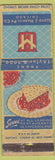 Matchbook Cover - Lloyd J Harriss Pie Co Chicago IL WORN