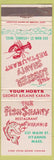 Matchbook Cover - Fish Shanty Restaurant Hyannis MA