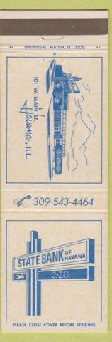 Matchbook Cover - State Bank of Havana IL