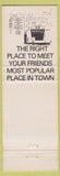 Matchbook Cover - Howickville Shopping Center Howick New Zealand