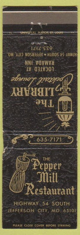 Matchbook Cover - Pepper Mill Rstaurant Jefferson City MO