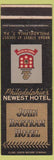 Matchbook Cover - John Mbartram Hotel Philadelphia PA