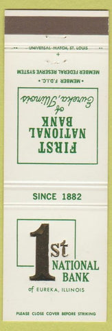 Matchbook Cover - First National Bank Eureka IL
