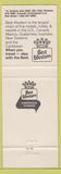 Matchbook Cover - Best Western Carson Inn Remington IN