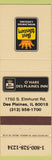 Matchbook Cover - Best Western O'Hare Des Plaines IL