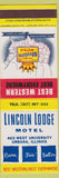 Matchbook Cover - Best Western Lincoln Lodge Motel Urbana IL