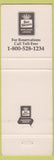Matchbook Cover - Best Western Motel Dalton GA Fort Payne AL
