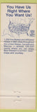 Matchbook Cover - Best Western Carson Inn Remington IN