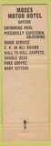 Matchbook Cover - Best Western Moses Motor Hotel Monroe LA