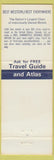 Matchbook Cover - Best Western Twin Towers Motel Pocomoke City MD