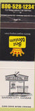 Matchbook Cover - Best Western Continental Inn Garden City KS