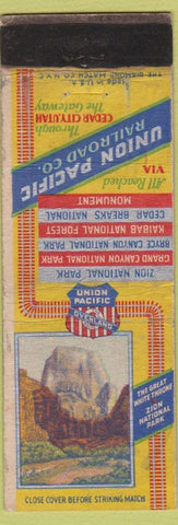 Matchbook Cover - Union Pacific Railroad WEAR