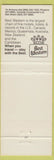 Matchbook Cover - Best Western Motor Lodges Dubuque IA