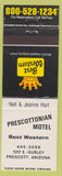 Matchbook Cover - Best Western Prescottonian Motel Prescott AZ