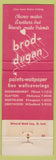 Matchbook Cover - Brod Dugan Paints St Louis MO