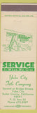 Matchbook Cover - Yuba City Title Co Sutter County CA