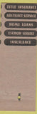 Matchbook Cover - Ittle Guaranty Insurance Denver CO