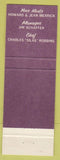 Matchbook Cover - Sir George's Smorgasbord House Hemet CA