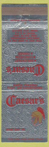 Matchbook Cover - Caesar's Restaurant Wind Gap PA