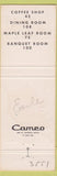 Matchbook Cover - Bud's Everett WA Maple Leaf Room