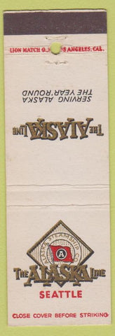 Matchbook Cover - The Alaska Shipping Line Seattle