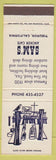 Matchbook Cover - Sam's Anchor Cafe Tiburon CA