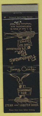 Matchbook Cover - Fisherman's Pier Restaurant Portsmouth NH