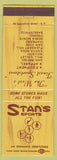 Matchbook Cover - Stan's Sports Sporting Goods CA Chain Oshman's #1