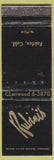 Matchbook Cover - Rubini's Fairfax CA WEAR