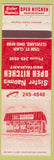 Matchbook Cover - Sister Naomis Open Kitchen Cleveland OH