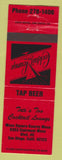 Matchbook Cover - Tate's Too Cocktail Lounge San Diego CA