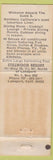 Matchbook Cover - Stillwood Resort Lakeport CA