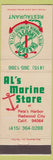 Matchbook Cover - Harbor House Restaurant Redwood City CA