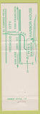 Matchbook Cover - Harbor House Restaurant Redwood City CA