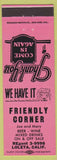 Matchbook Cover - Friendly Corner Loleta CA