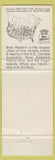 Matchbook Cover - Ken's Motel Best Western Aurora NE