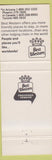 Matchbook Cover - Venice Inn Best Western Hagerstown MD