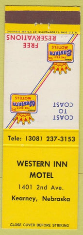 Matchbook Cover - Best Western Motel Kearney NE