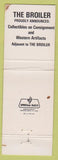 Matchbook Cover - The Broiler Sacramento CA