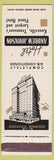 Matchbook Cover - Hotel Andrew Johnson Knoxville TN
