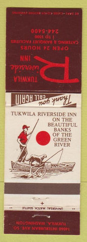 Matchbook Cover - Tukwila Riverside Inn Tukwila WA