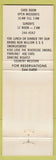 Matchbook Cover - Tukwila Riverside Inn Tukwila WA
