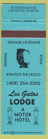 Matchbook Cover - Los Gatos Lodge CA