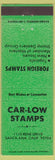 Matchbook Cover - Car Low Stamps Santa Ana CA Stamp Collecting