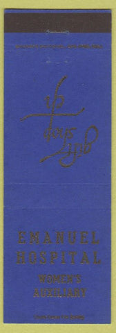 Matchbook Cover - Emmanuel Hospital Women's Auxiliary