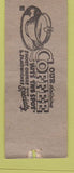 Matchbook Cover - Gilliland's Cafe Deerfield MO pinup BOBTAIL